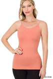 Seamless Cami with Adjustable Straps | Multiple Colors