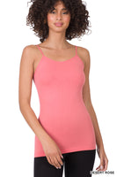 Seamless Cami with Adjustable Straps | Multiple Colors