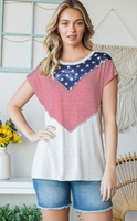 Stripe Star Top