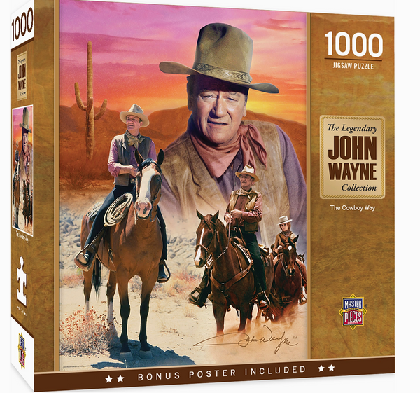 John Wayne Collection - the Cowboy Way 1000 Piece Puzzle