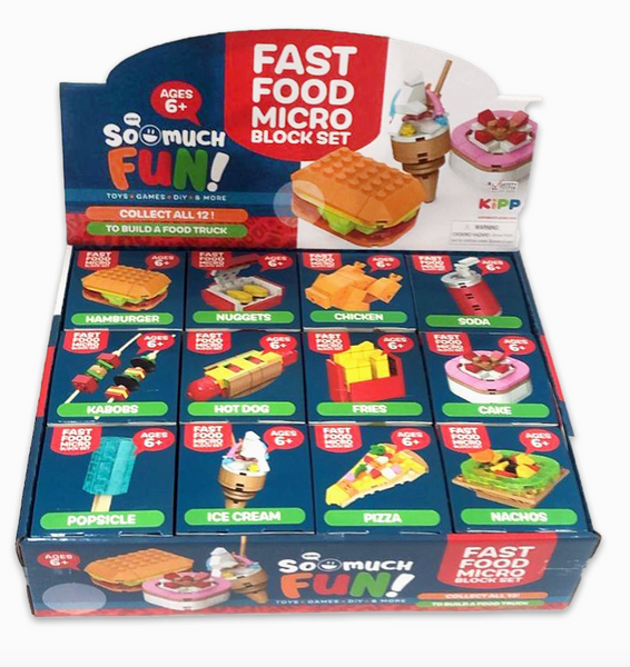 Micro Block Fast Food Set - Mystery item