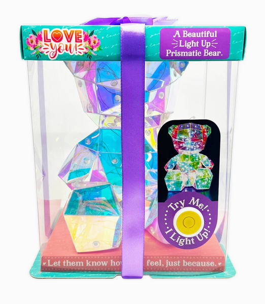 Light-Up Prismatic Bear Keepsake