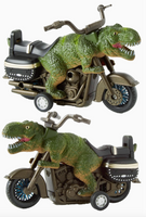 Dino Dirt Bike Diecast Pull Back Motorcycle Toy