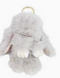 Bunny Rabbit Fuzzy Faux Fur Key Chain