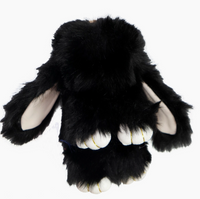 Bunny Rabbit Fuzzy Faux Fur Key Chain