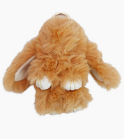 Bunny Rabbit Fuzzy Faux Fur Key Chain