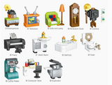 Household Appliances DIY Mini Building Block Craft Kit Box Collection