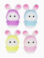 Peel-Off Raincoat Bunny Rabbit Fluffy Squishy