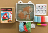 Boho Fun Latch & Hook Wall Hanging Kit- Mystery design