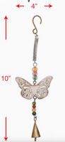 Bouncy Butterfly & Beads, White Wash Wood
