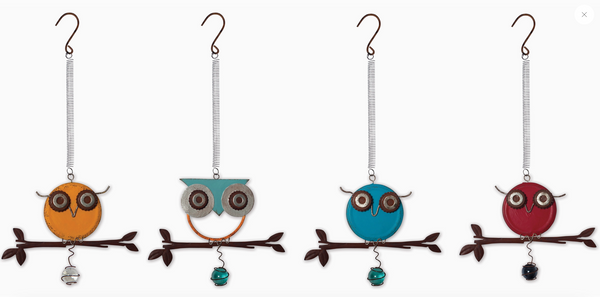 Owl Found Objects Bouncy- Mystery color