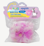 Scented Bath Pouf + Soap