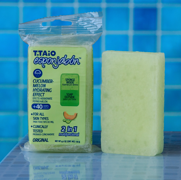 Esponjabon Cucumber with Melon, Hydrating Effect