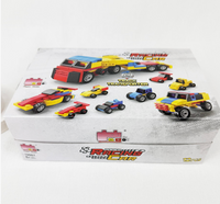 Block Toy Car Assembly Toy- 1 Mystery Vehicle