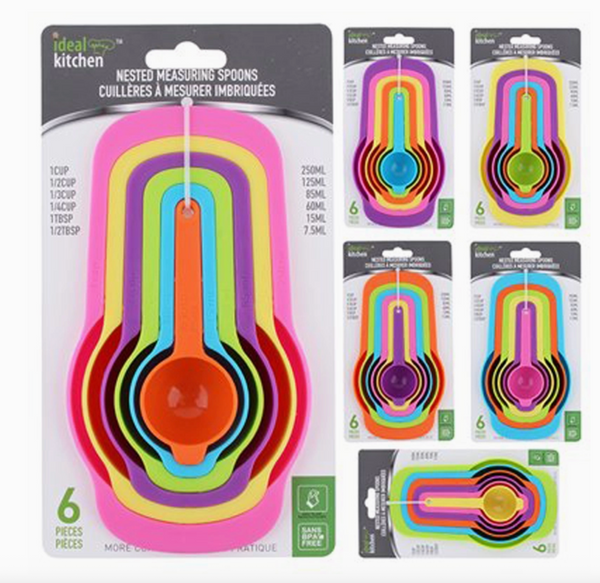 Ideal Kitchen Measuring Spoon Nested 6PK