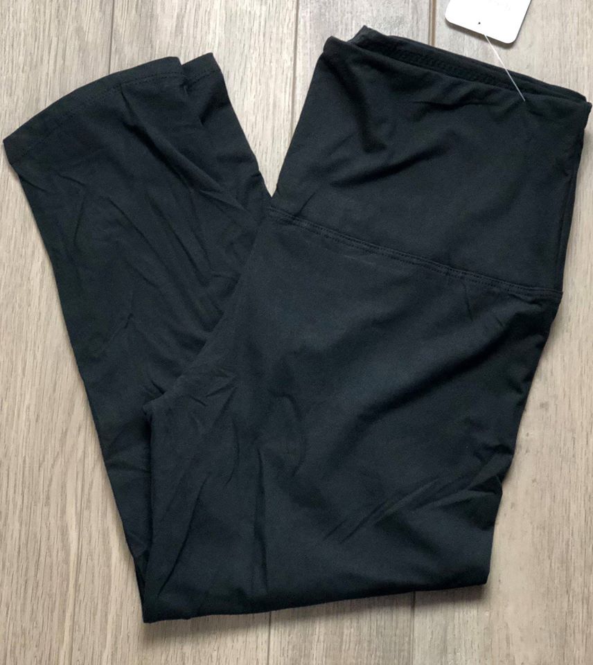 Solid Black CAPRI & Full-Length Legging | One Size, Curvy, & X-Curvy